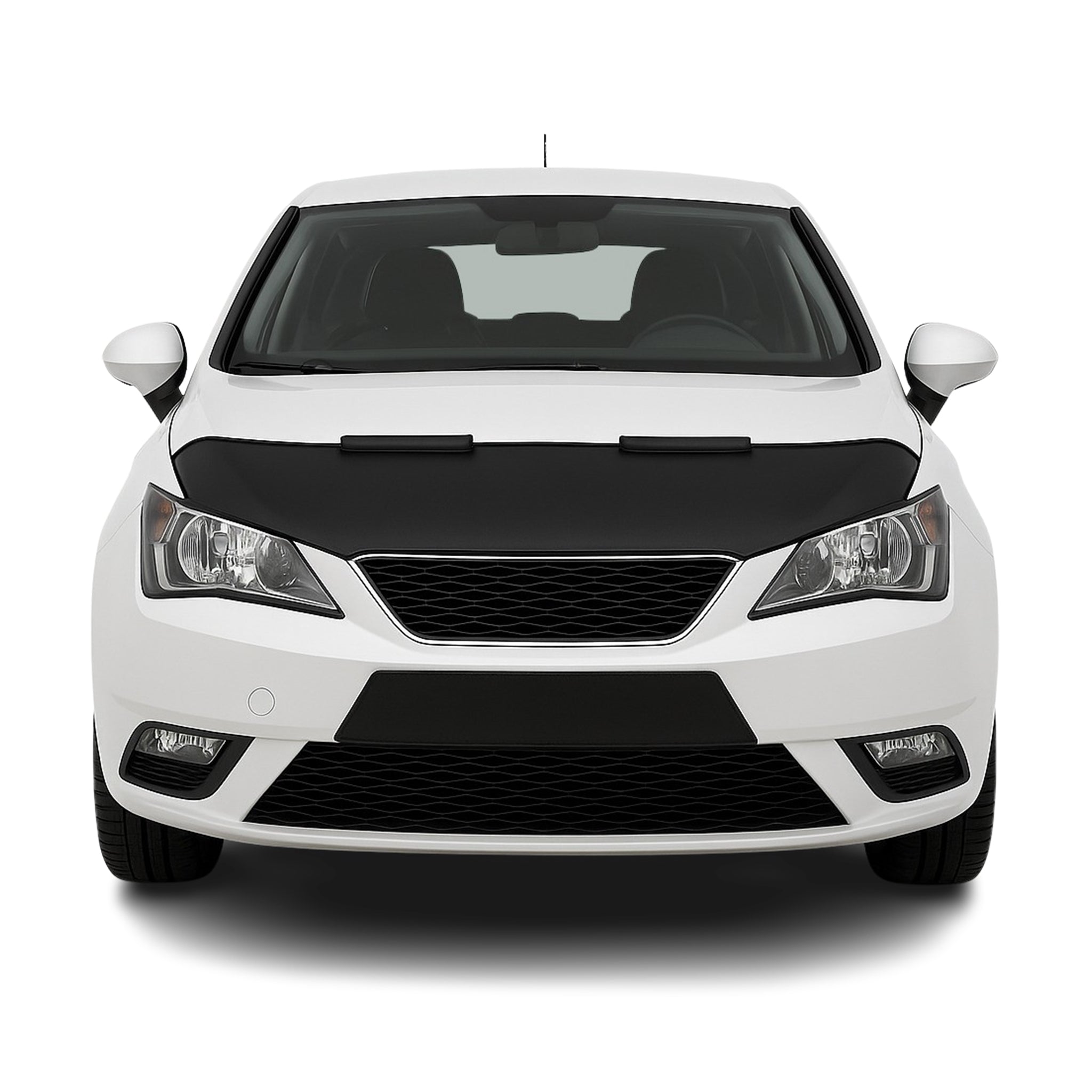 Protège Capot pour Seat Ibiza 2008-2017 Masque de voiture vinyle Noir