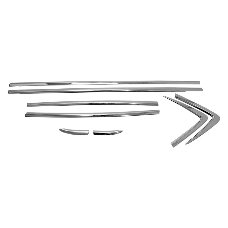 Garniture de Fenêtre pour Opel Mokka SUV 2012-2016 Acier Inox 8Pcs