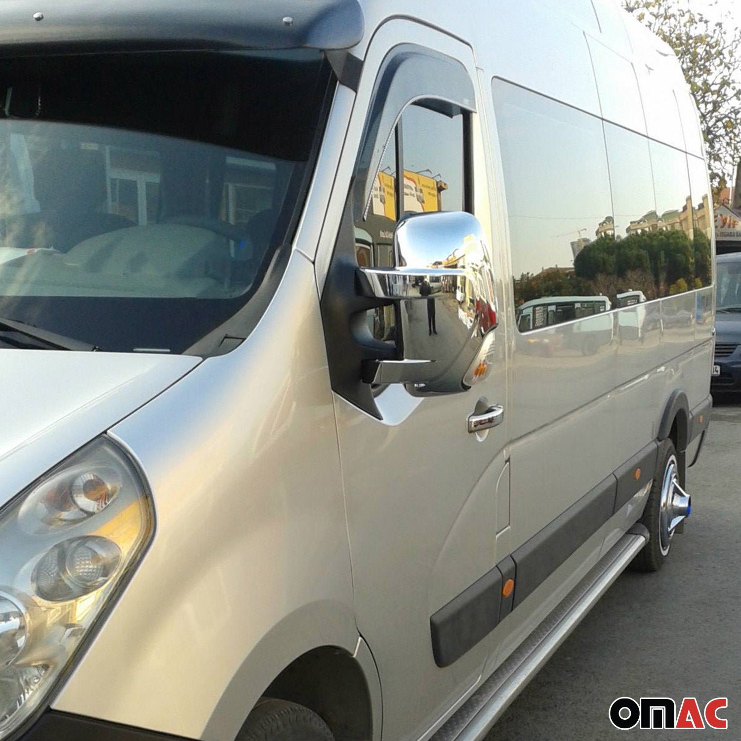 Coques de Rétroviseurs pour Opel Movano 2010-2021 en ABS Argent