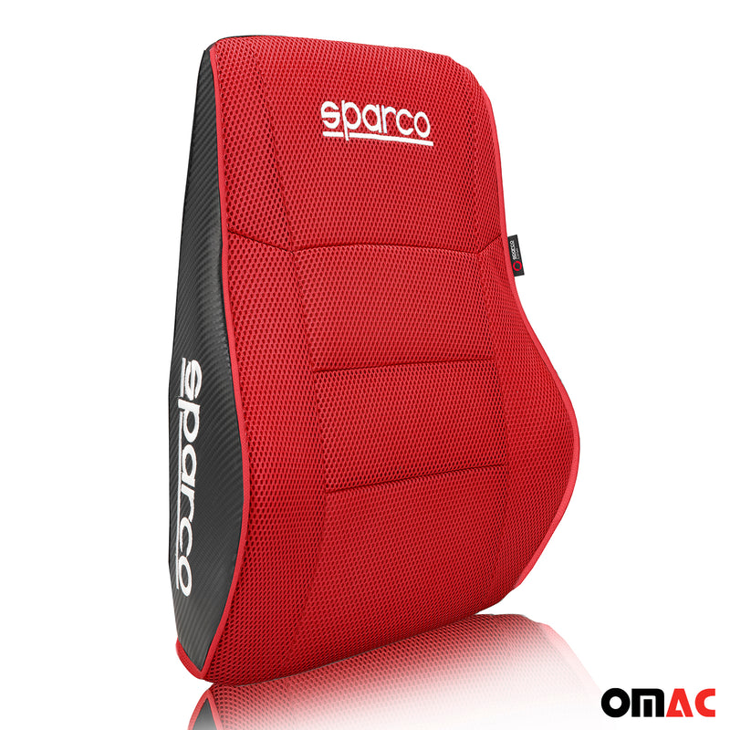 SPARCO coussin lombaire voiture coussin dos coussin pour chaise de voiture rouge