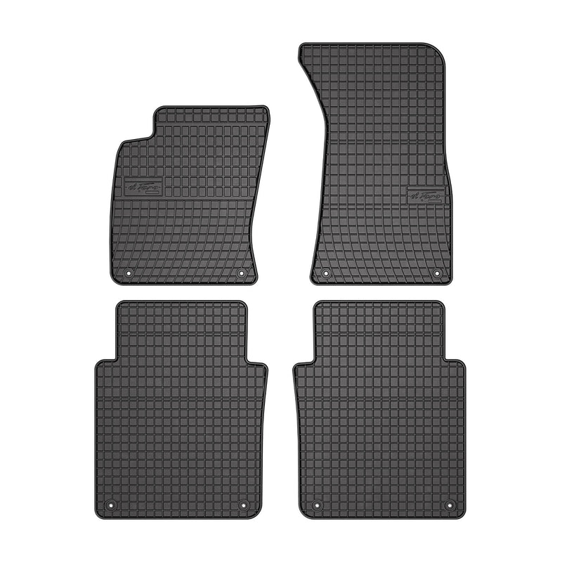 OMAC Tapis de sol pour Audi A8 D3 Standart 2002-2010 Noir en caoutchouc