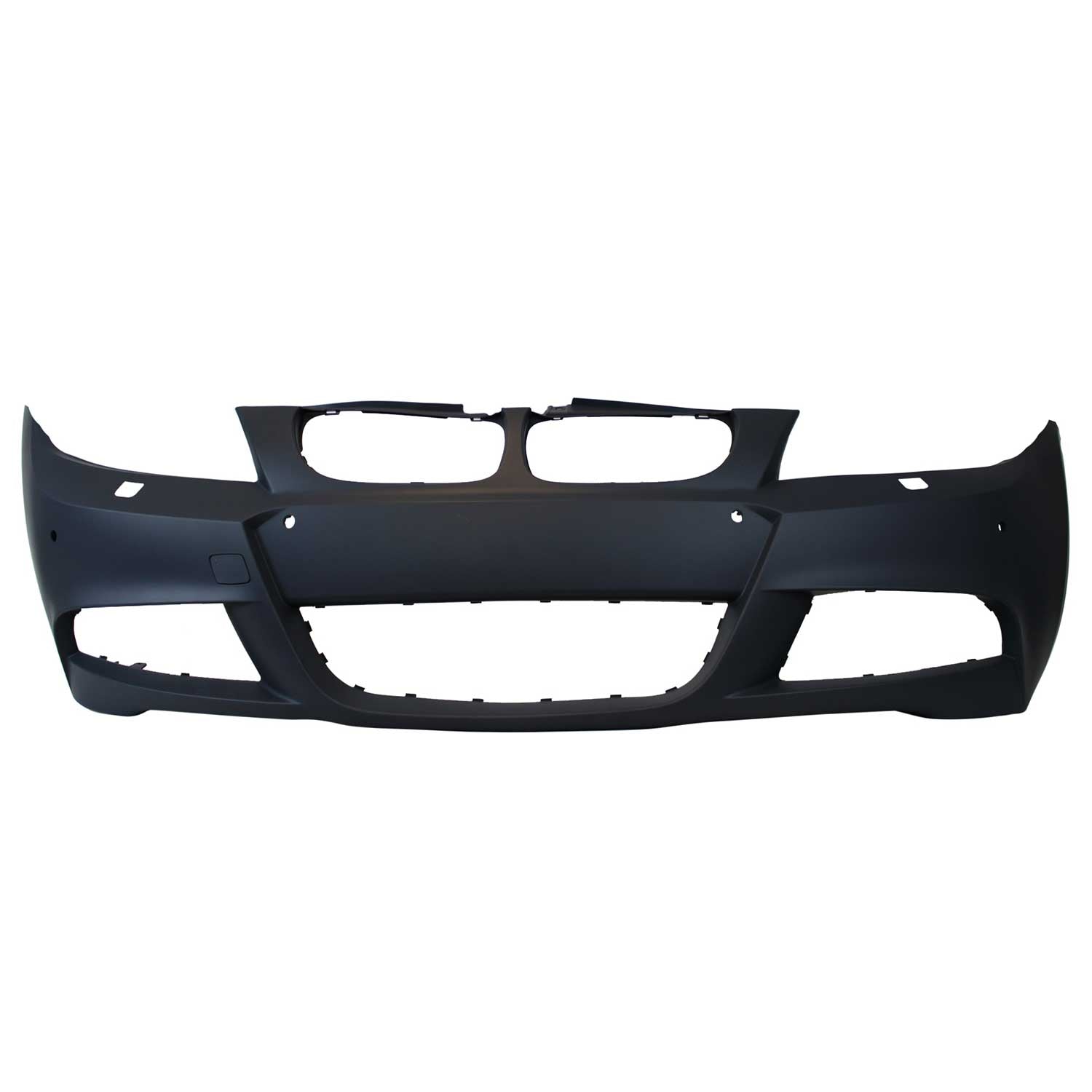 JOM Pare-chocs avant pour BMW Series 3 E90/ E91 LCI 2008-2011 Plastique Noir 1x