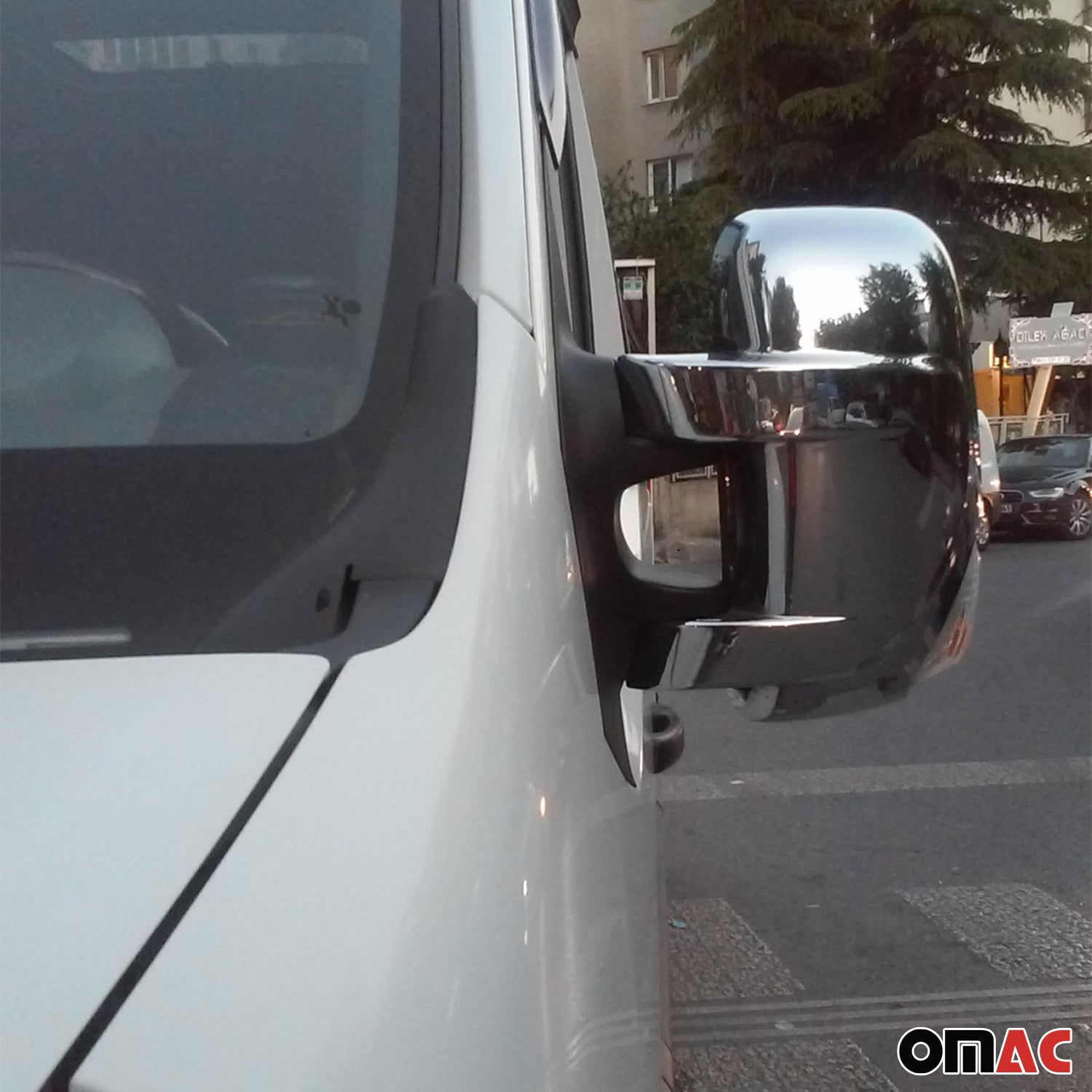 Coques de Rétroviseurs pour Opel Movano 2010-2021 en ABS Argent