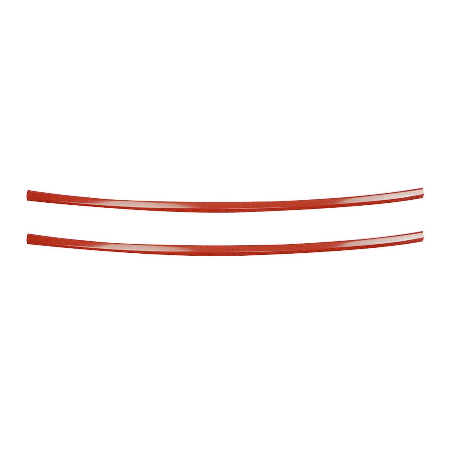 Moulure Grille de Calandre pour VW T6 Transporter 2015-2019 rouge Acier 2Pcs