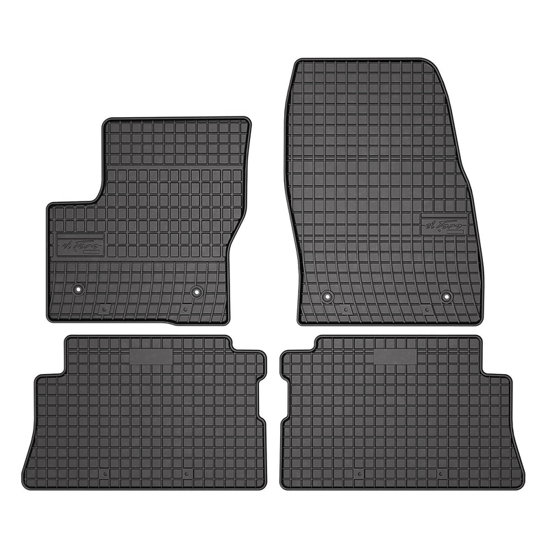 Tapis de Sol pour Ford Kuga 2013-2019 Caoutchouc Noir