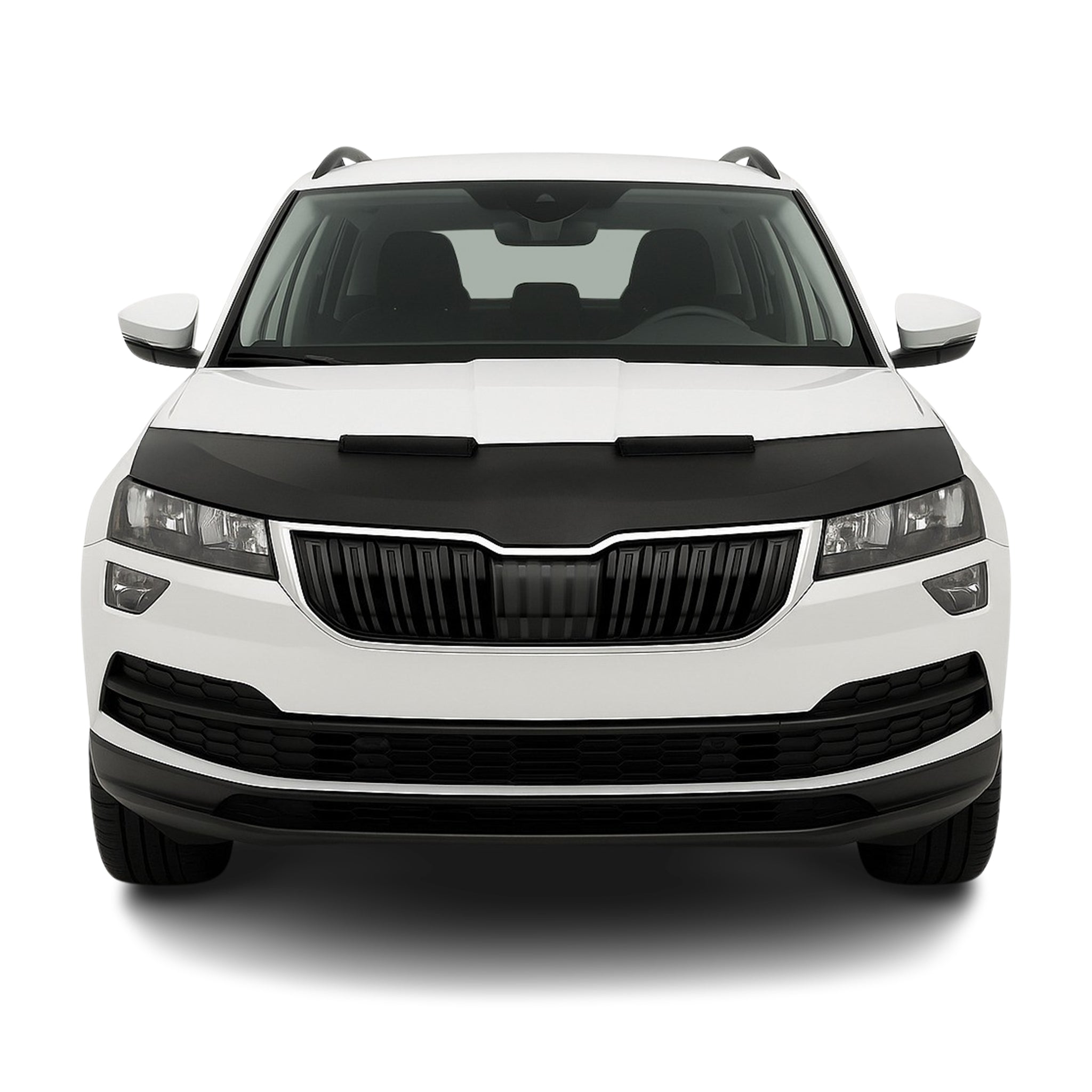 Protège Capot pour Skoda Karoq 2017-2026 Masque de voiture vinyle Noir