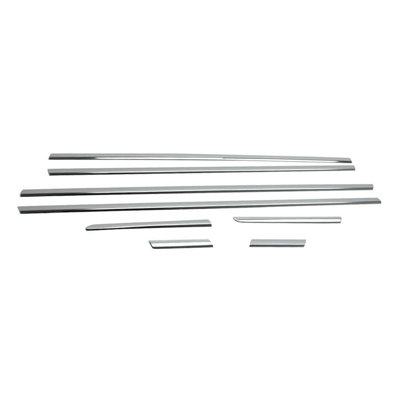 Baguettes pour contour Latérales pour FIAT Linea ab 2006en acier inox chrome