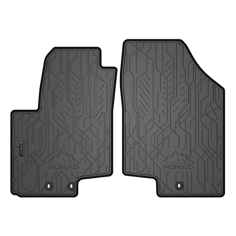 Tapis de Sol de Voiture pour Kia Venga 2009-19 Caoutchouc Imperméable 2Pcs