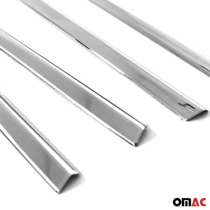 Baguettes pour contour latérales pour Renault Megane IV 2016 inox chrome