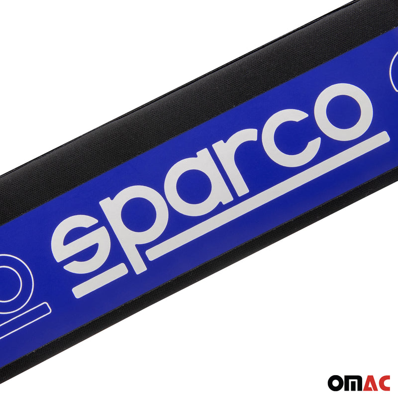 SPARCO coussin de ceinture coussinet de ceinture de sécurité 2 pièces noir bleu