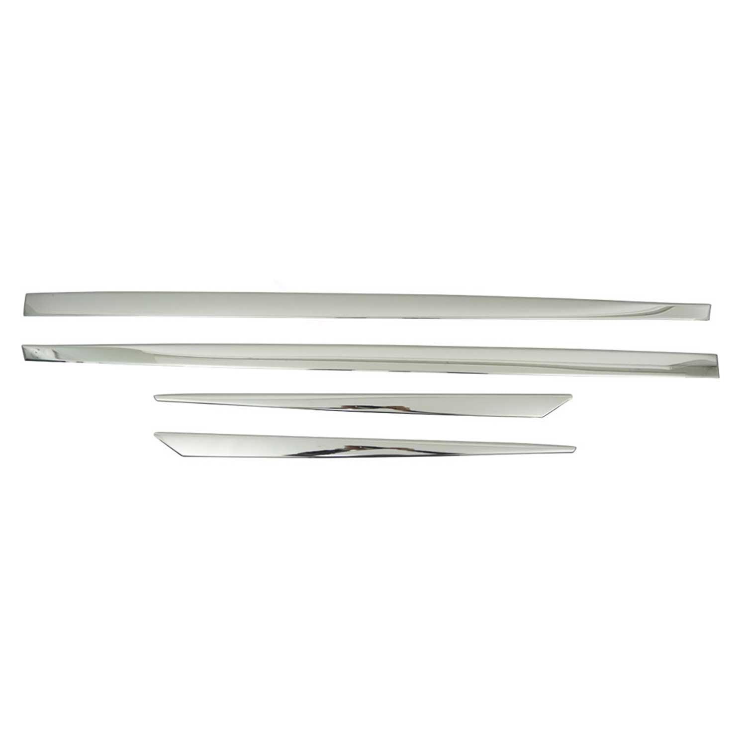 Garniture Baguette de porte latérale pour Renault Megane 2008-2016 inox 4Pcs