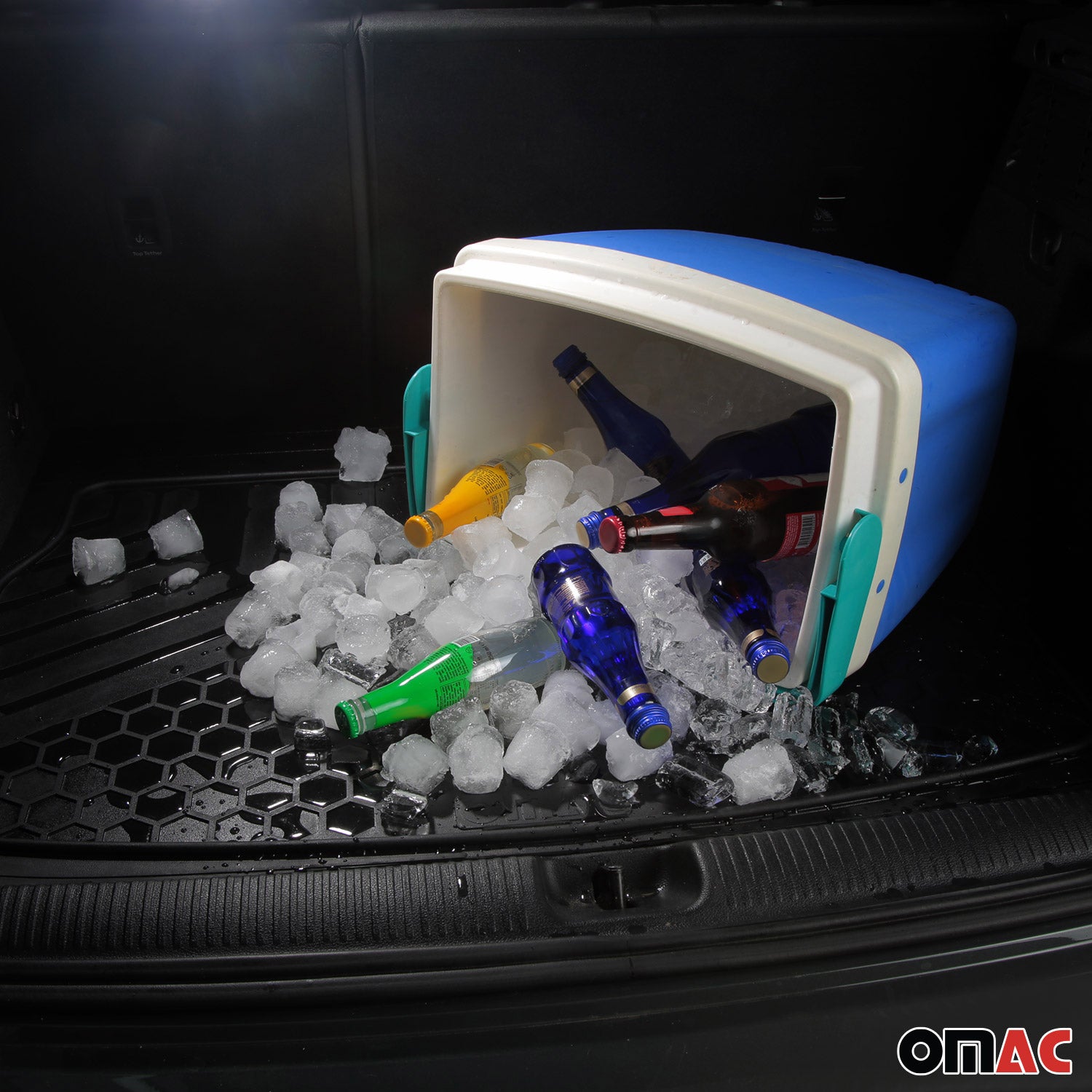 Réglable Tapis de coffre pour Alfa Romeo Giulia 2016-2026 toutes saisons Noir