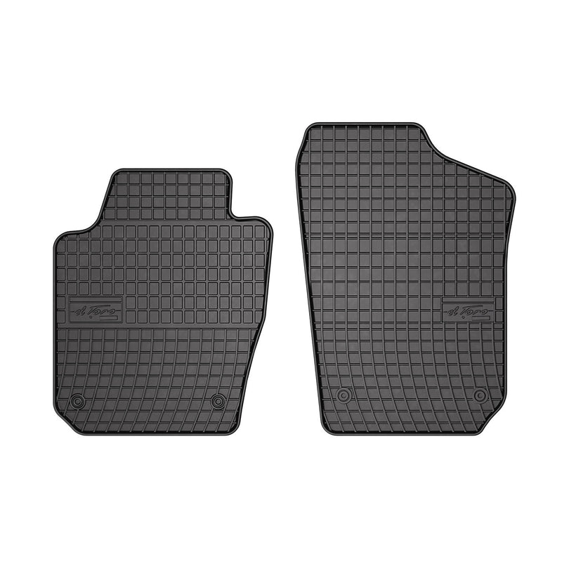 Tapis de Sol pour Skoda Fabia 2014-2021 Noir Caoutchouc