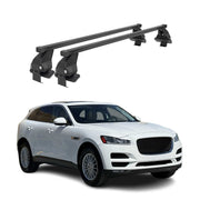 Barres Transversales Menabo pour Jaguar F-Pace 2016-2025 Noir
