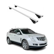 Barres de toit Transversales pour Cadillac SRX 2005-2009 Fer Argent