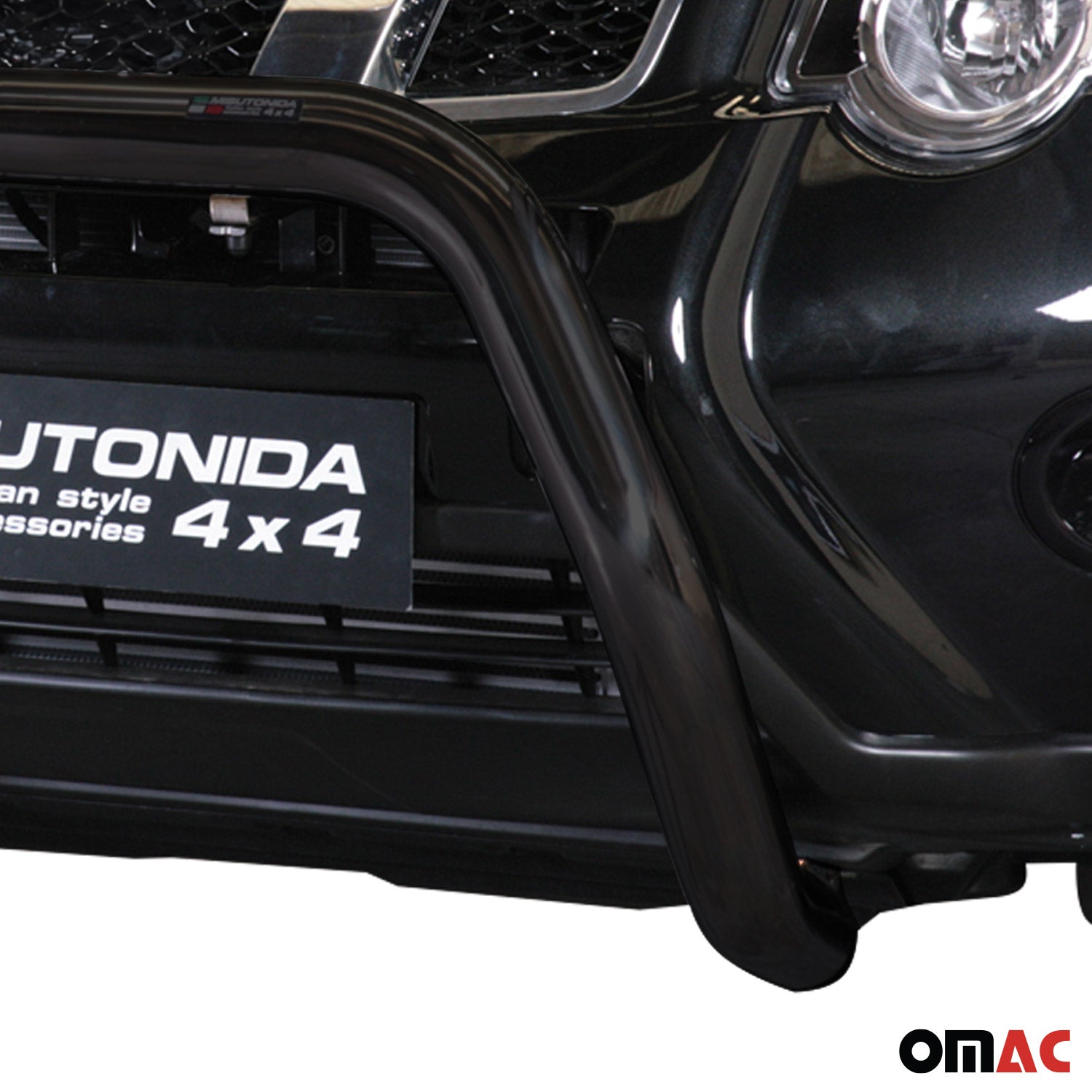 Pare-buffle Avant pour Nissan X-Trail 2011-2014 76 mm en Acier Noir