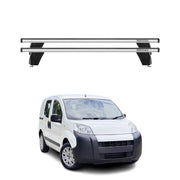 Menabo Barres de toit Transversales pour Citroen Nemo Van 2008-2024 Alu Gris ABE