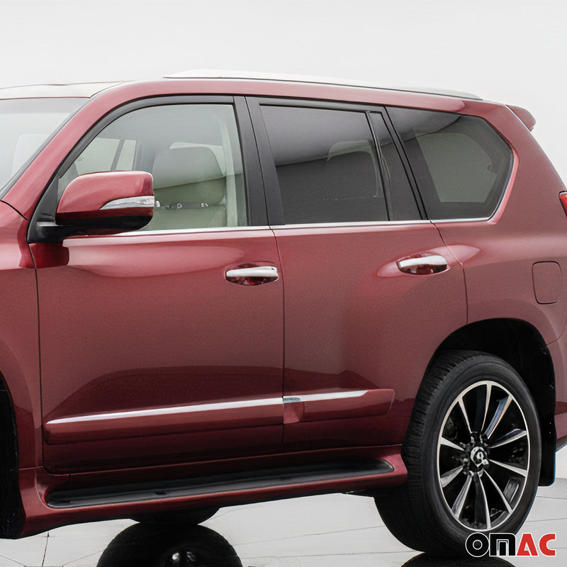 Garniture de Fenêtre pour Toyota Land Cruiser Prado 2009-2023 Acier Brossé 6x