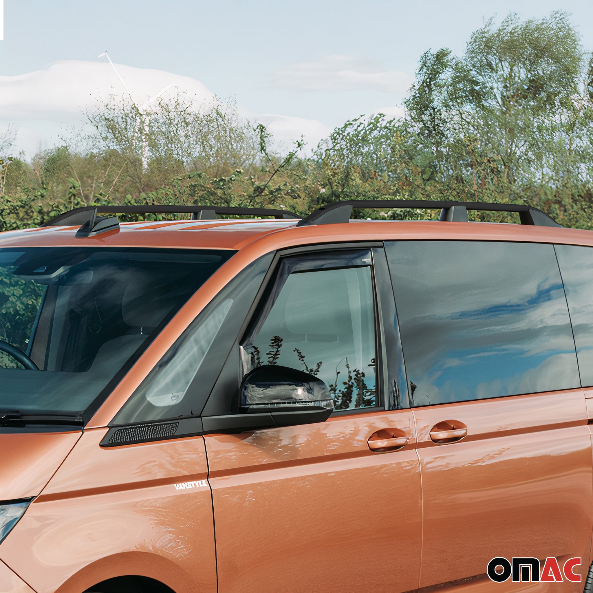 Barres De Toit Longitudinales pour VW T7 Multivan 2021-2026 Aluminium Noir 2Pcs
