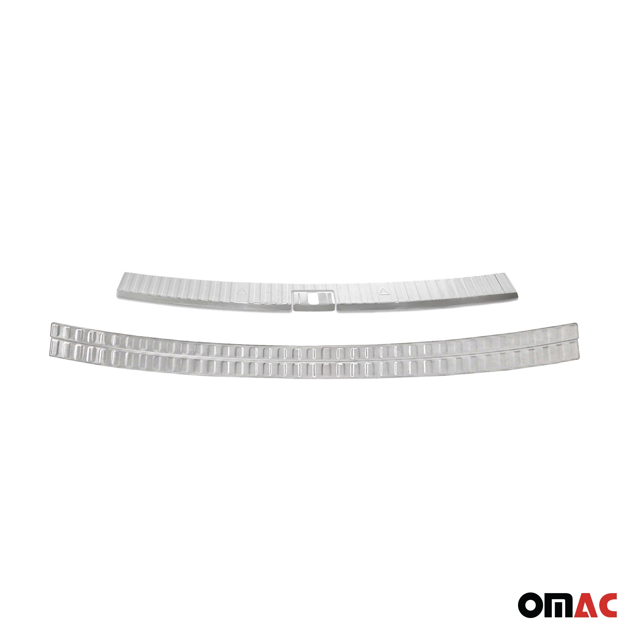 Kit Protection de Pare-Chocs arrière pour Skoda Kodiaq 2016-24 Brossé inox 3Pcs