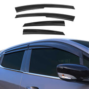 Déflecteurs de Vent pluie d'air pour Toyota Prius 2012-2015 Acrylique Noir 4 Pcs