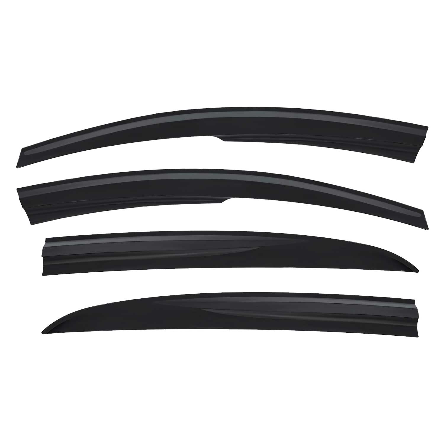 Déflecteurs de Vent pluie d'air pour Renault Megane Berline 2015-2021 Acrylique