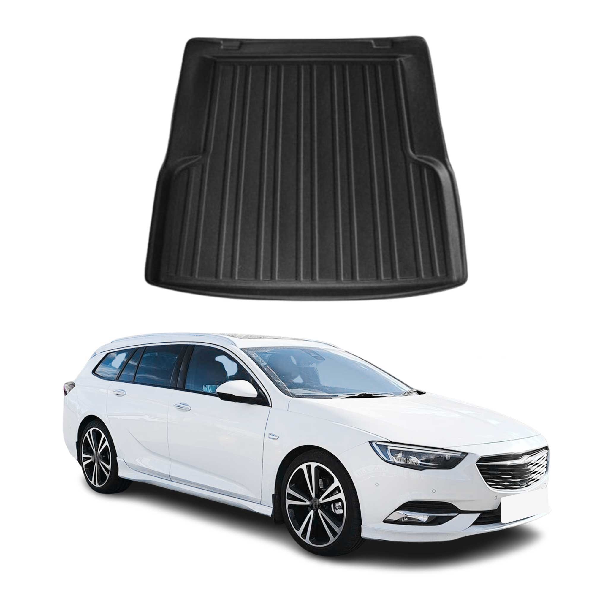 Tapis de Coffre pour Opel Insignia B Sports Tourer 2017-26 TPE Noir Antidérapant