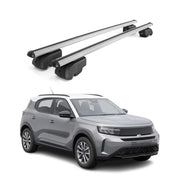 Barres de toit Transversales pour Opel Frontera 2024-2026 Aluminium Gris 2Pcs