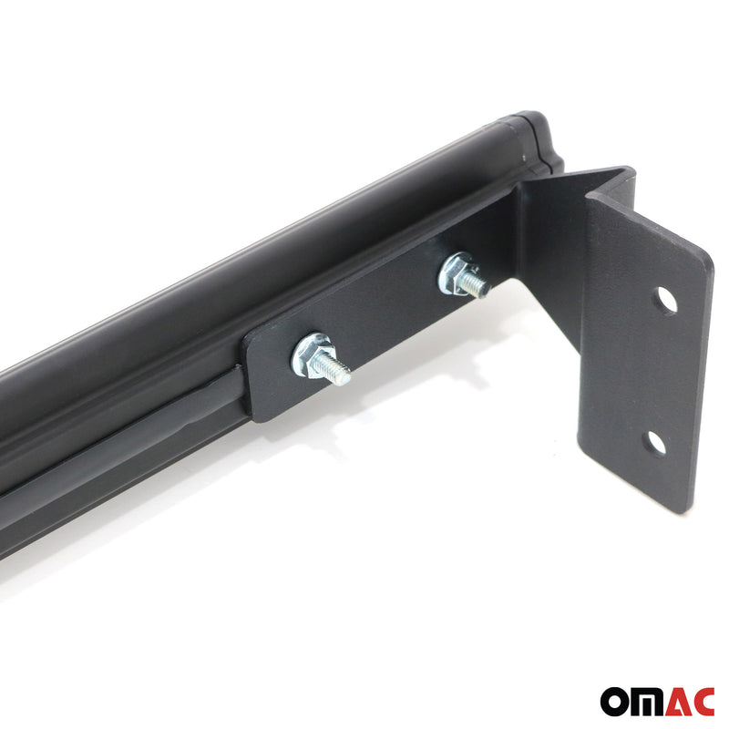 Barres de toit transversales pour VW Amarok 2010-2025 Aluminium Noir