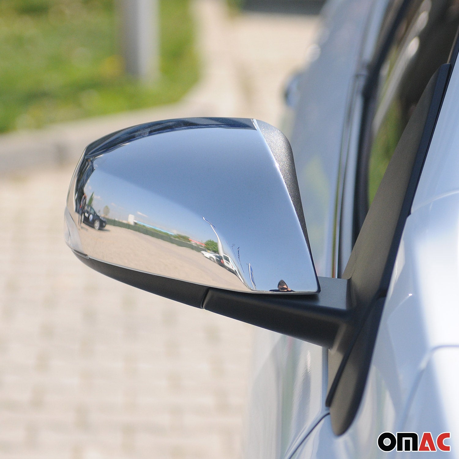 Coques de Rétroviseurs pour Renault Fluence 2010-2014 en Acier Chromé Argent