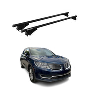 Tiger Barres de toit transversales pour Lincoln MK-X II 2016-2018 Noir