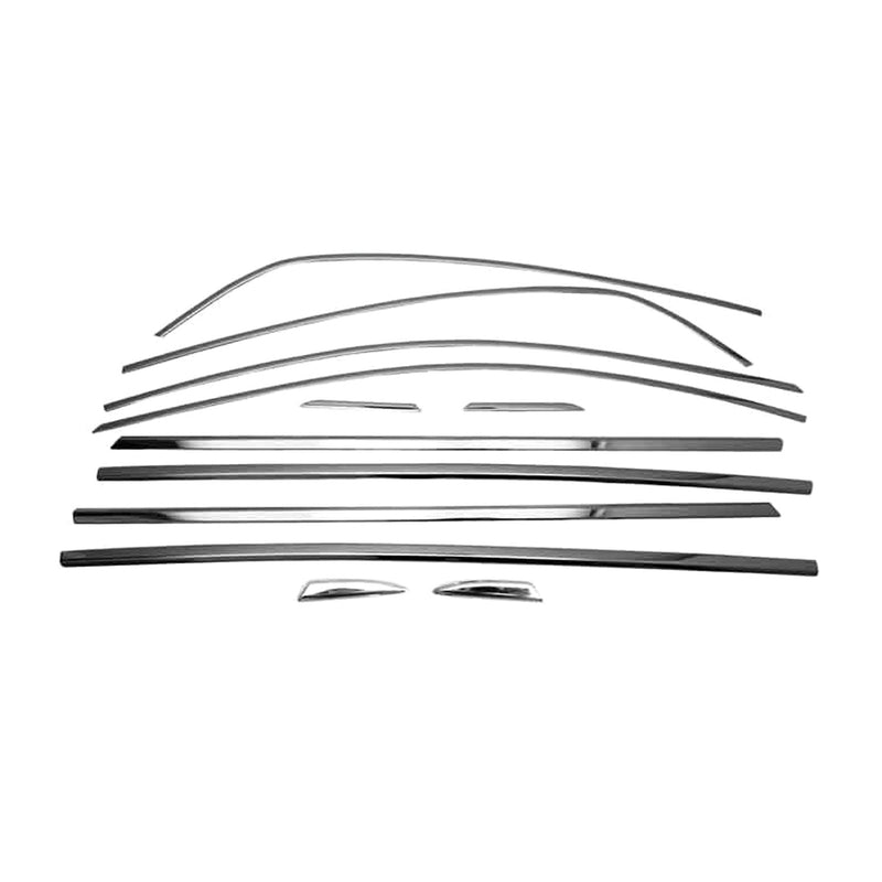 Baguettes pour contour latérales pour Renault Megane IV Berline 2016-2021 inox