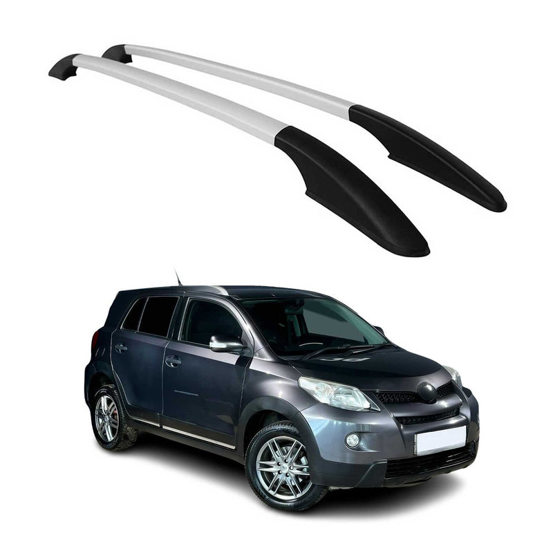 Barres de toit longitudinales pour Toyota Urban Cruiser 2009-2014 en alu gris