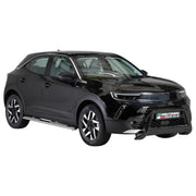Pare-buffle Avant pour Opel Mokka 2021-2026 63mm en Acier Inoxydable Noir