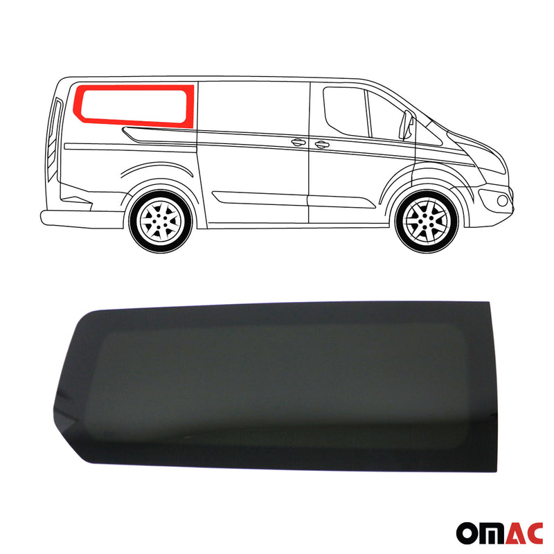 Vitre de Porte pour Ford Transit Custom 2013-2024 L2 Arrière Droit Coulissante