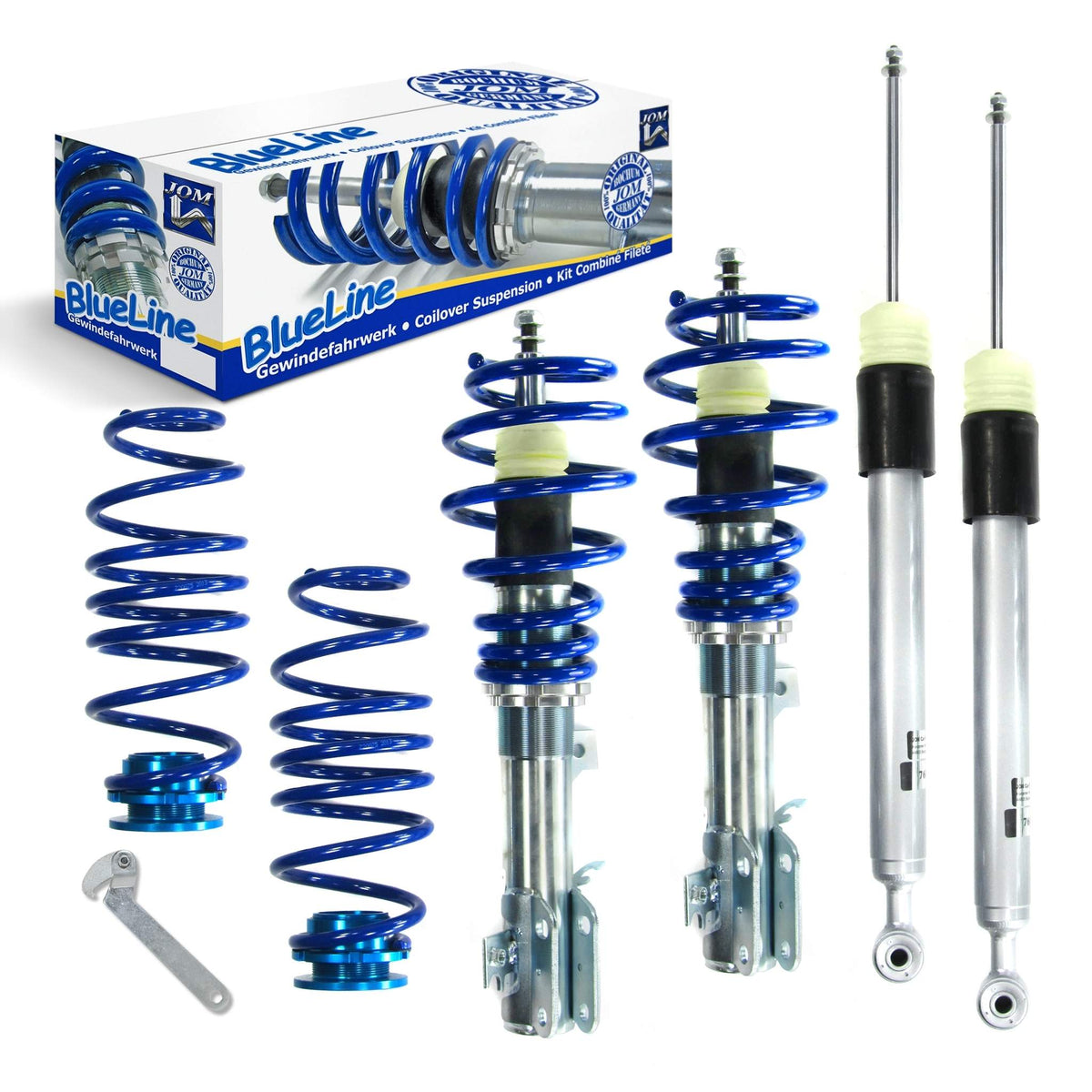 JOM BlueLine Combinés Filetés pour Mazda 2 (DE/DE1) 1.3 1.5 2007-2010