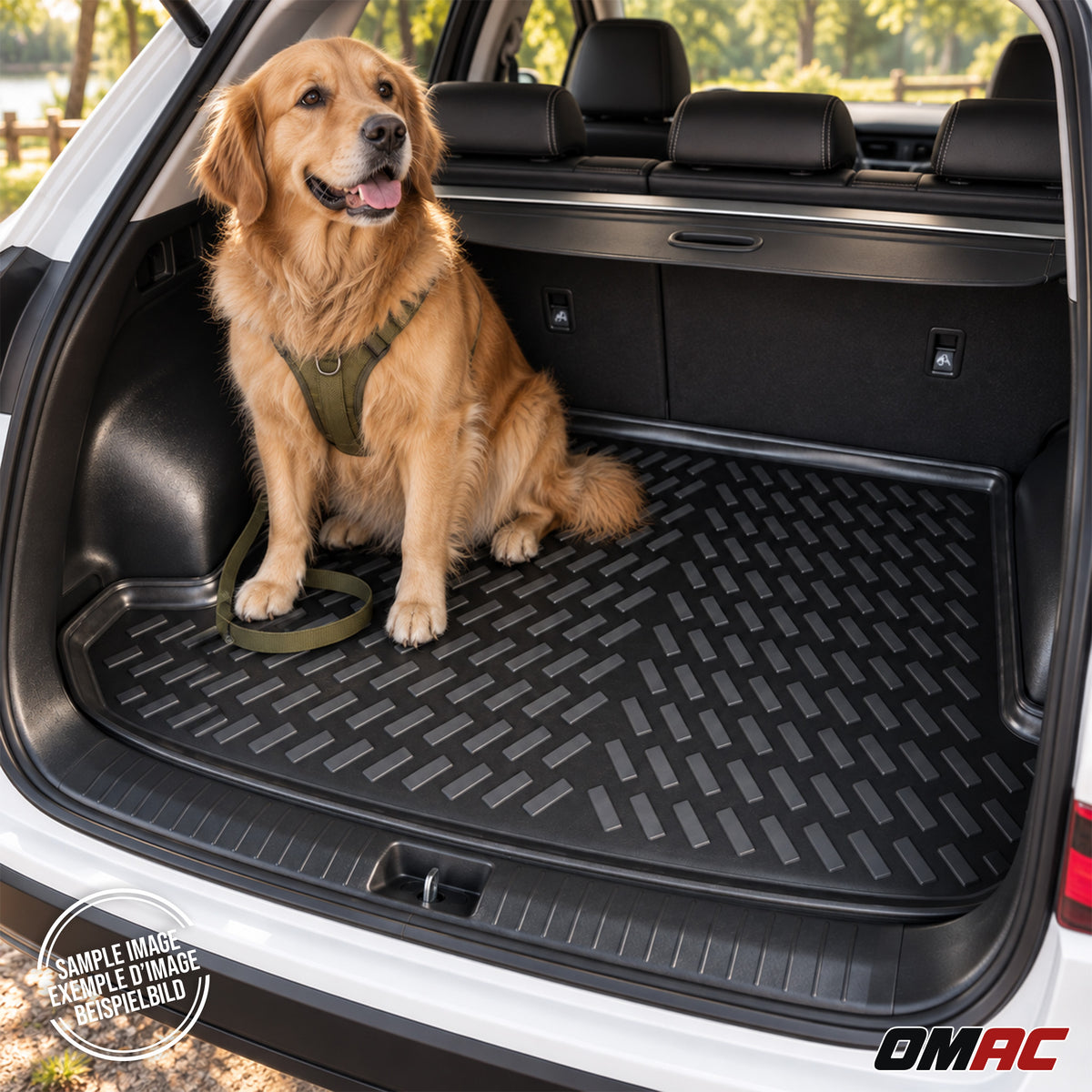Tapis de coffre Supérieur pour Nissan Qashqai E-Power 2022-2027 Noir Caoutchouc