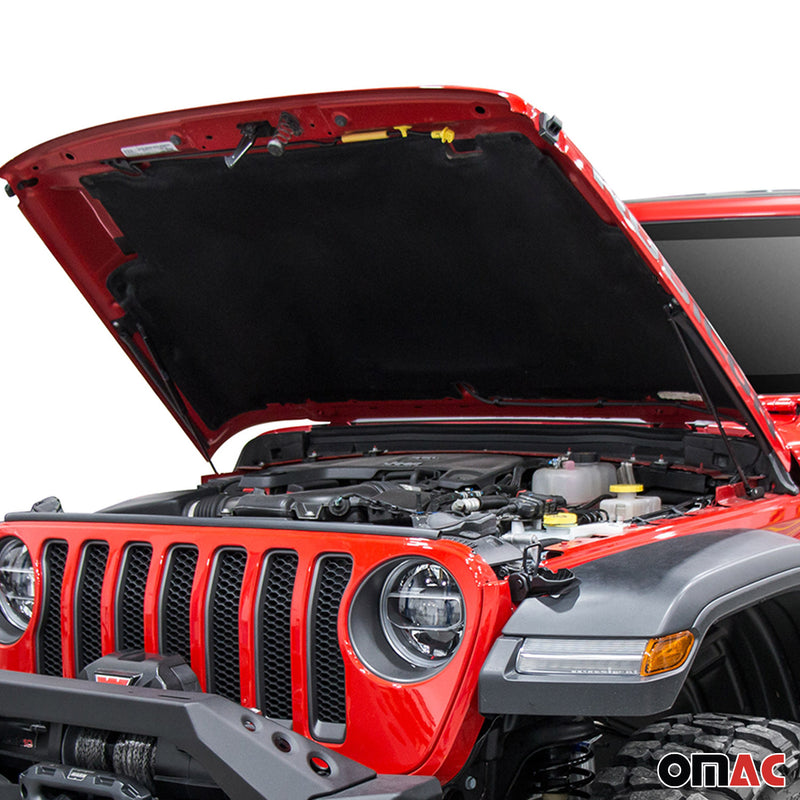 2x Vérins à Gaz pour Jeep Wrangler JL 2017-2025 Amortisseur à gaz Avant