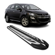 Marchepieds Latéraux pédale pour Mazda CX-7 2006-2012 Aluminium Gris Noir 2x