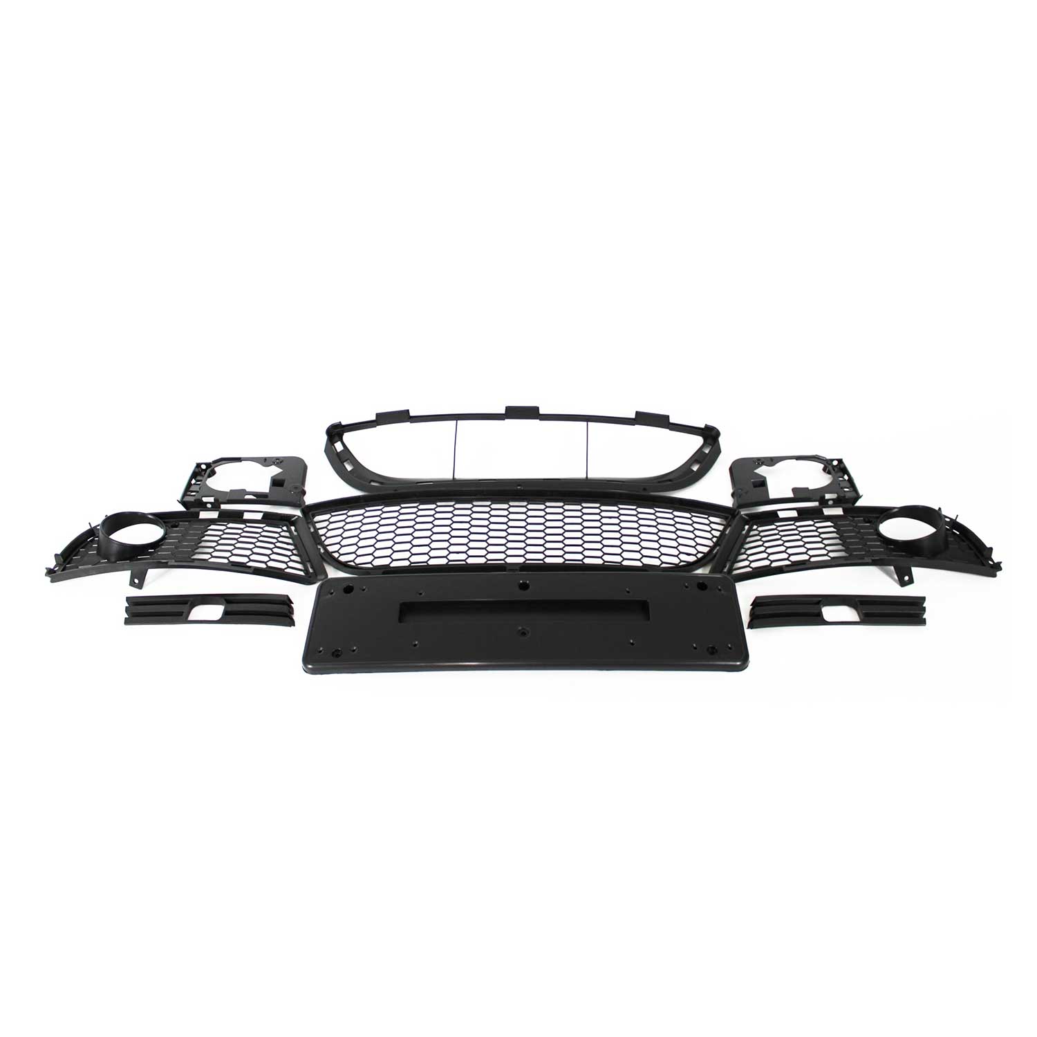 JOM Pare-chocs avant pour BMW Series 3 E90/ E91 2005-2008 Plastique Noir 1x