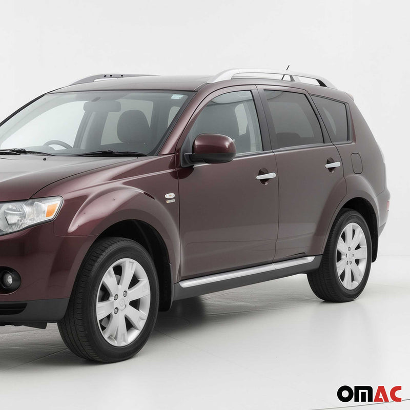 Couverture de poignée de porte pour Mitsubishi Outlander 2006-2020 Acier Inox