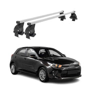 Barres de toit transversales pour Kia Rio 2017-2026 Acier Gris
