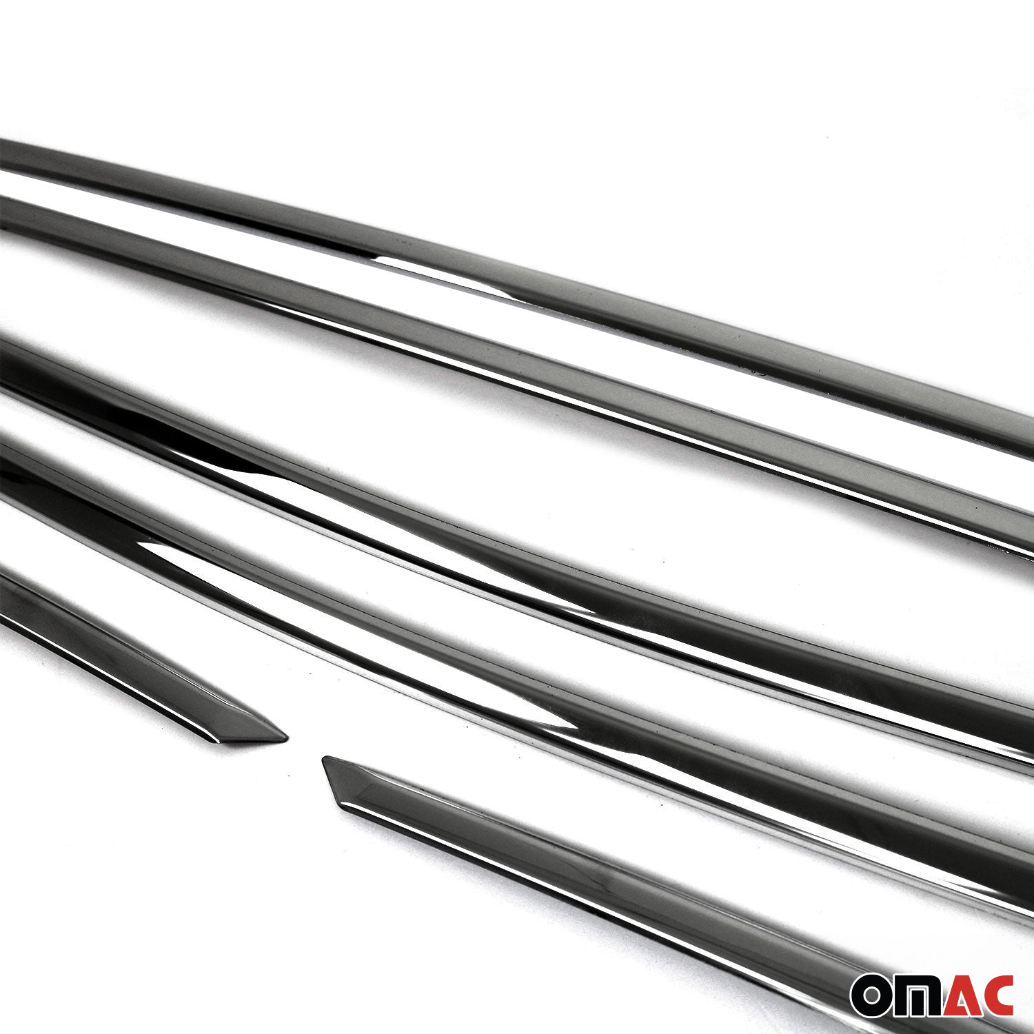 Garniture de Fenêtre pour Peugeot 2008 SUV 2019-2026 Acier Inox Foncé 6Pcs