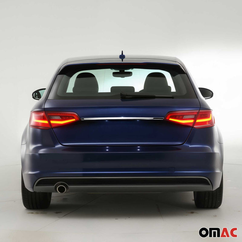 Garniture de hayon coffre pour Audi A3 8V Sportback 3-5 portes 12-20 acier inox