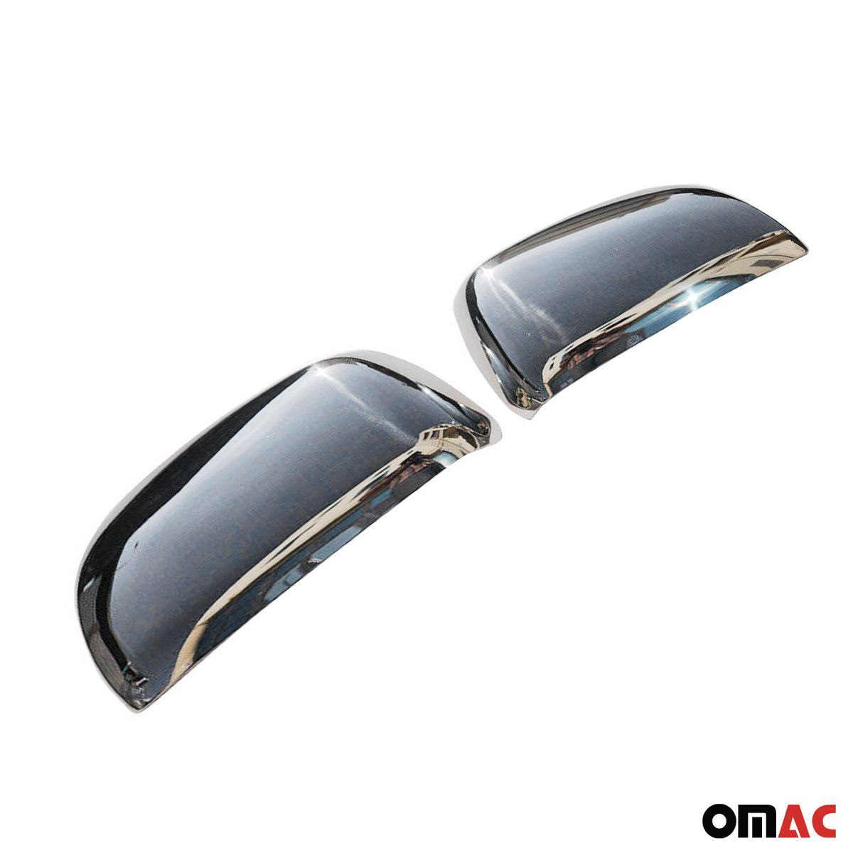 Coques de Rétroviseurs pour Toyota RAV4 2006-2013 en Acier Chromé Argent