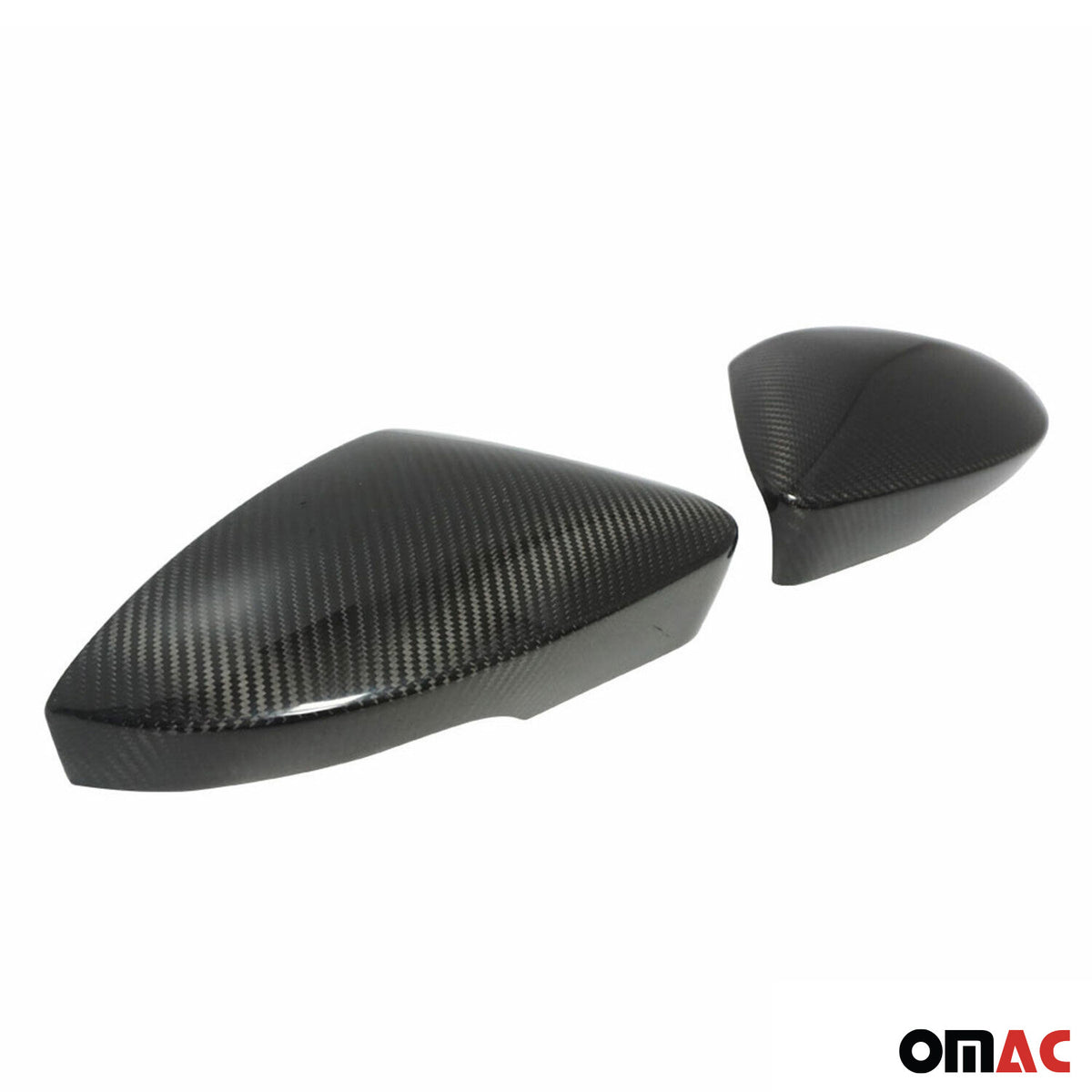 Coques de Rétroviseurs pour Volkswagen T-Roc Pre-fl 2017-2022 en Carbone Noir