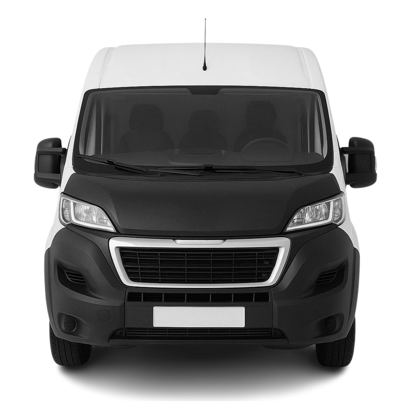 Protège Capot pour Peugeot Boxer 2014-2021 Masque voiture vinyle Noir complète