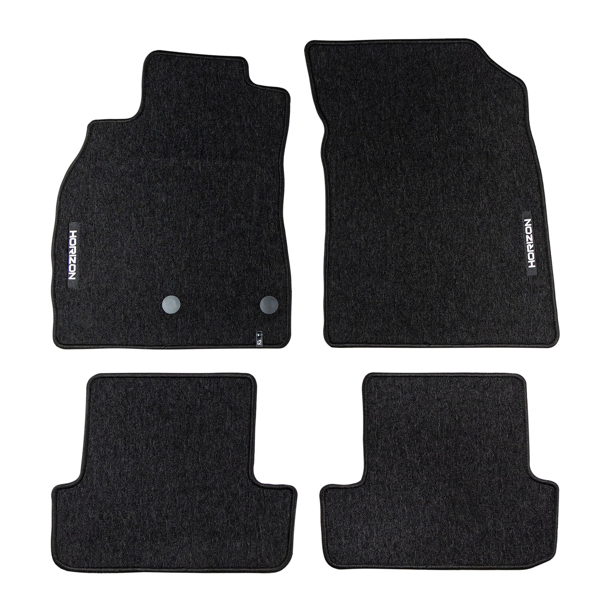 Tapis de Sol de Voiture pour Renault Megane III 2008-2016 Velours Noir 4Pcs
