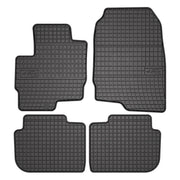 OMAC Tapis de Sol pour Mitsubishi Colt 2008-2012 Caoutchouc Noir