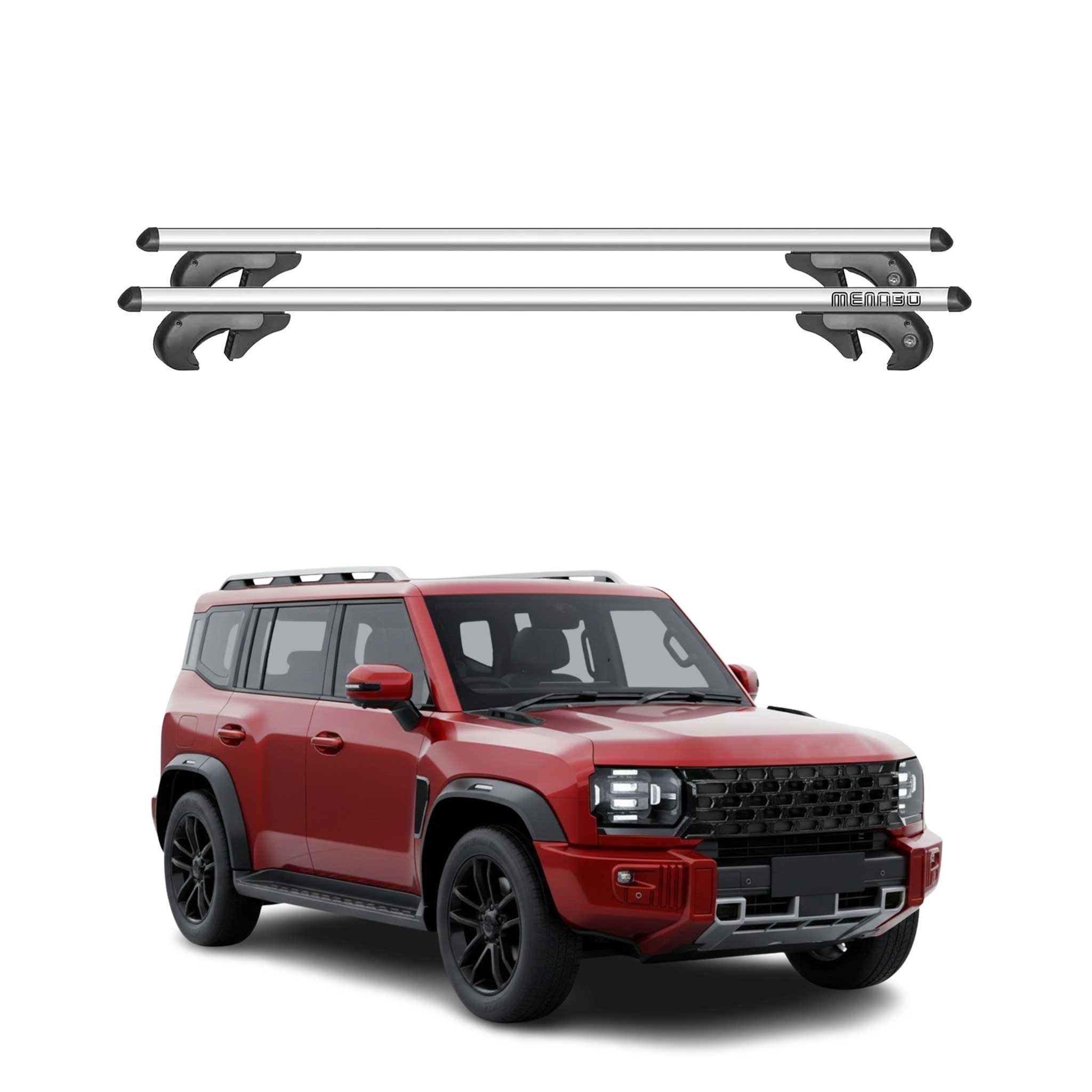 Barres de toit transversales pour ICH-X K3 2024-2026 90kg Aluminium Gris 2Pcs